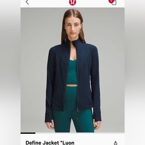 Lululemon Define Jacket Navy NWT